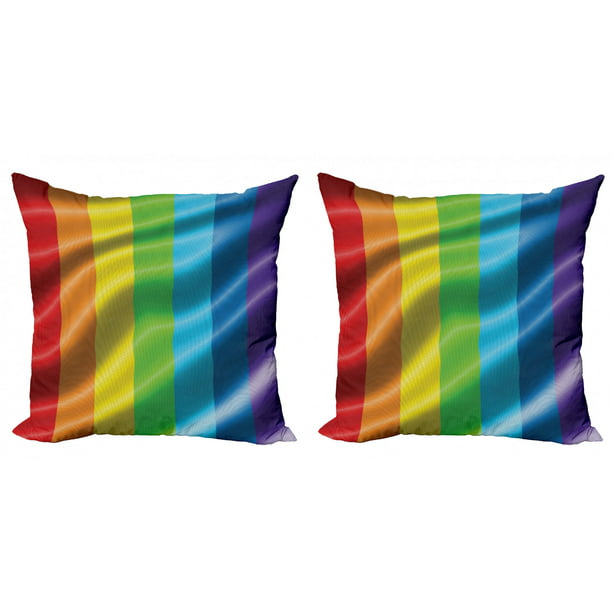 Multicolor LGBT Non Binary Pride Flag Gift Idea LGBT Queer Pride Month Cute Animal Cat Pet Non Binary Throw Pillow 16x16 